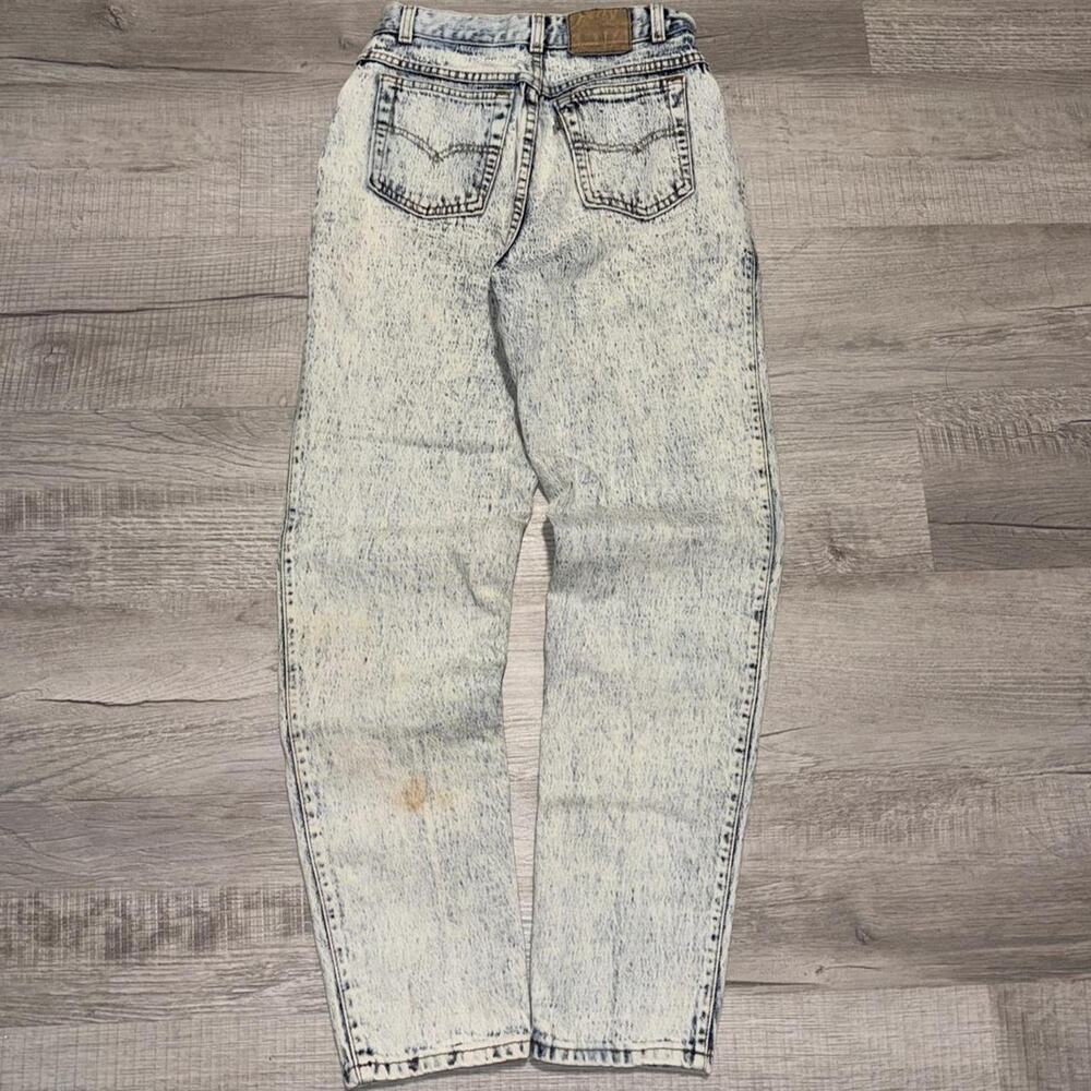 Vintage Levi’s Acid Wash Silvertab Tapered Denim Jeans Size 26x31/Size 11